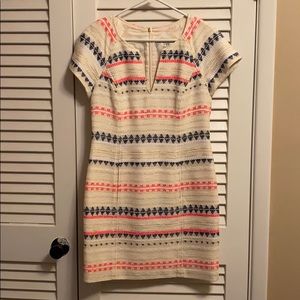 Trina Turk Angela Short Sleeve Sheath Dress size 8